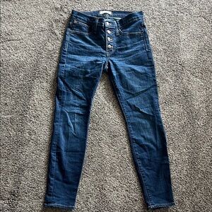 Madewell 9” High Rise Skinny Jeans